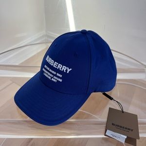 Burberry Blue Baseball Cap